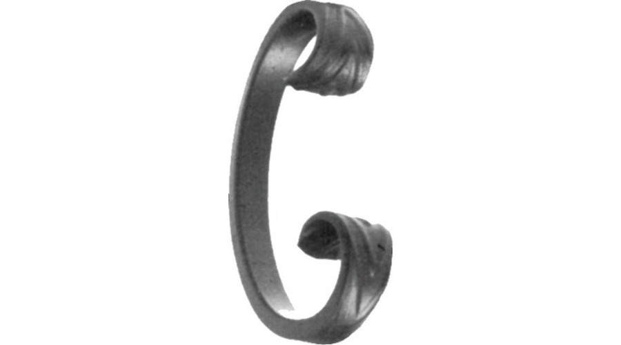 Volute décorative en C