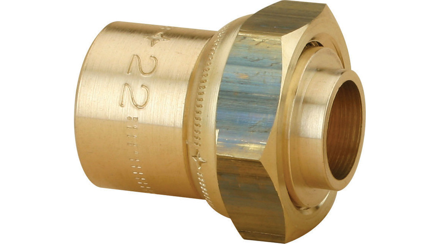 UNION 2P CUIVRE A SOUDER Ø1 1/2 POUR CUIVRE 35 GN