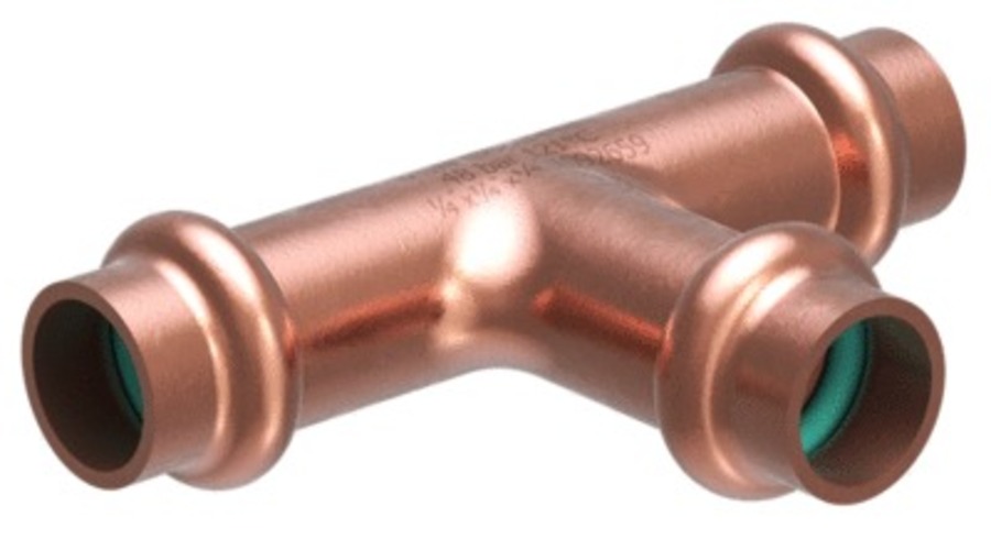 Té cuivre clim à sertir FFF