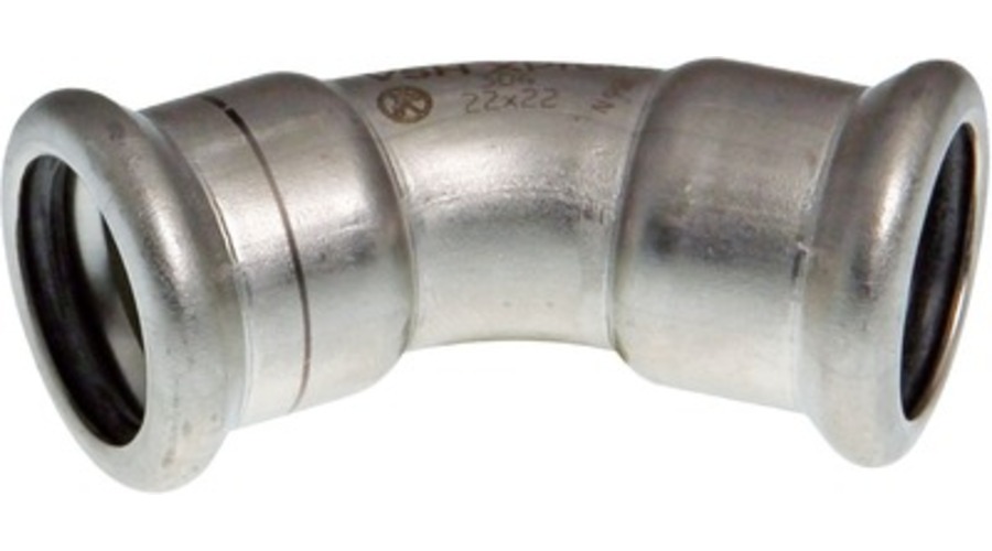 Coude 45° FF inox 304