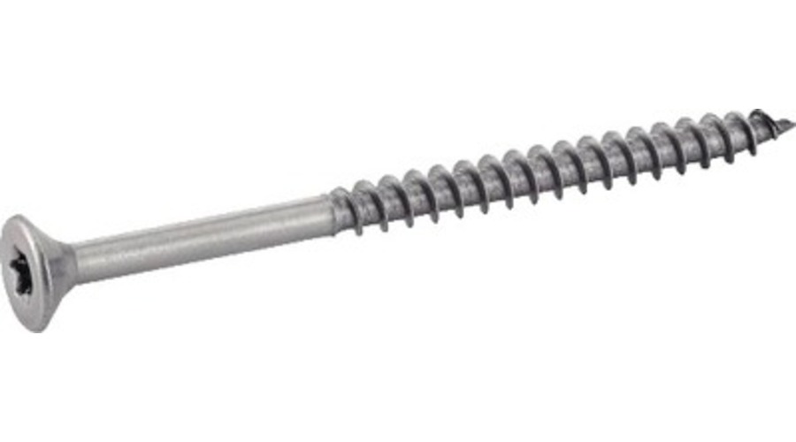 VIS BOIS AGGLO INOX TF TORX A2 5X80/50 /100