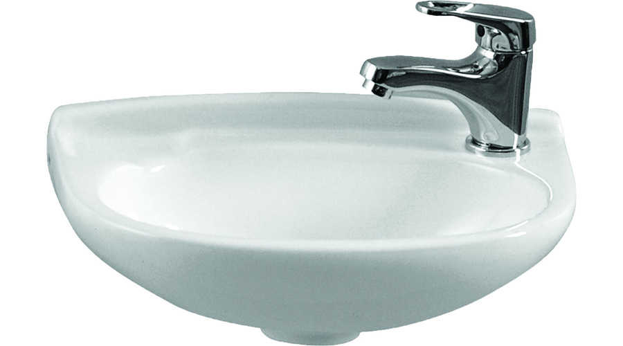 LAVE MAINS ARKITEKT 40CM 40X27 TROU ROBINET DROITE