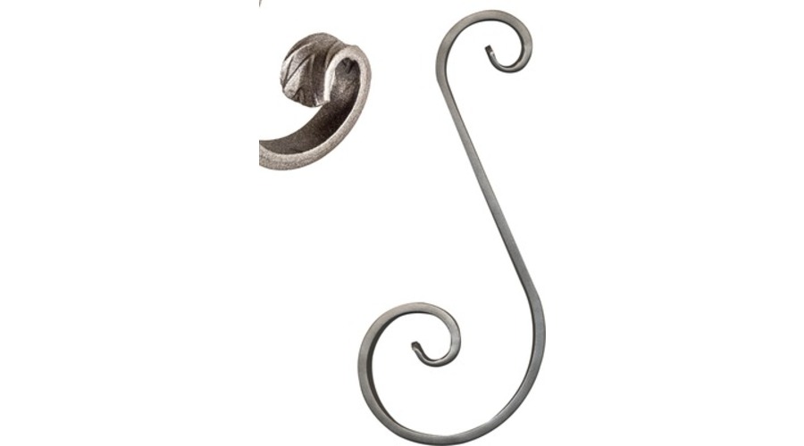 Volute décorative en S