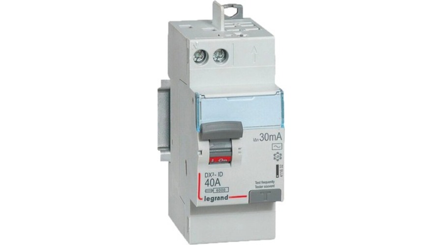 Interrupteur différentiel DX³-ID H/H vis/auto type AC 30 MA