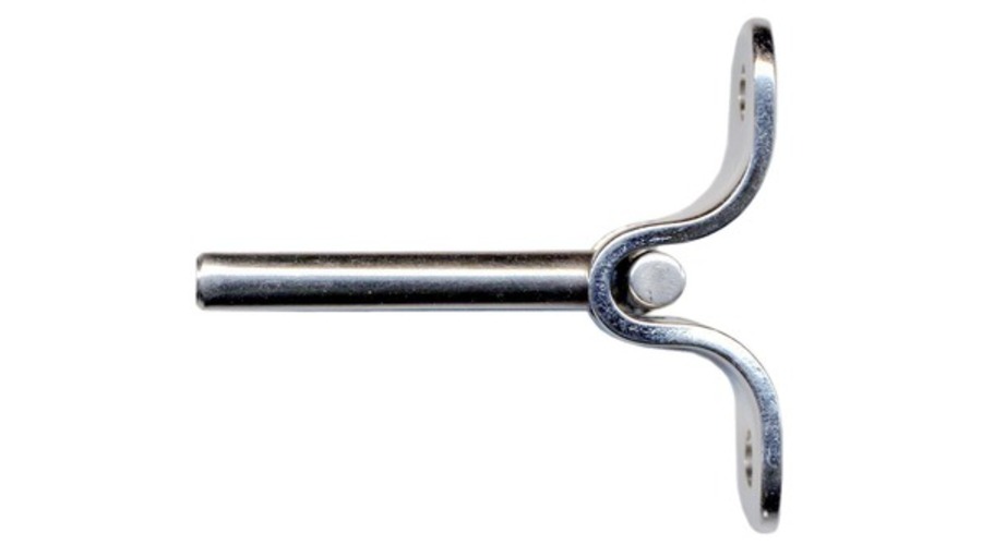 Départ inox 316L contre mur à sertir