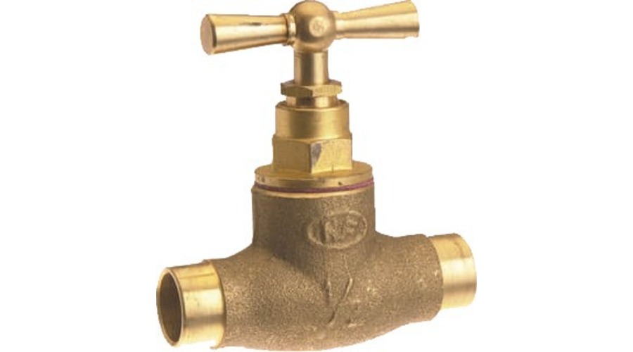 Robinet laiton à souder pour tube cuivre