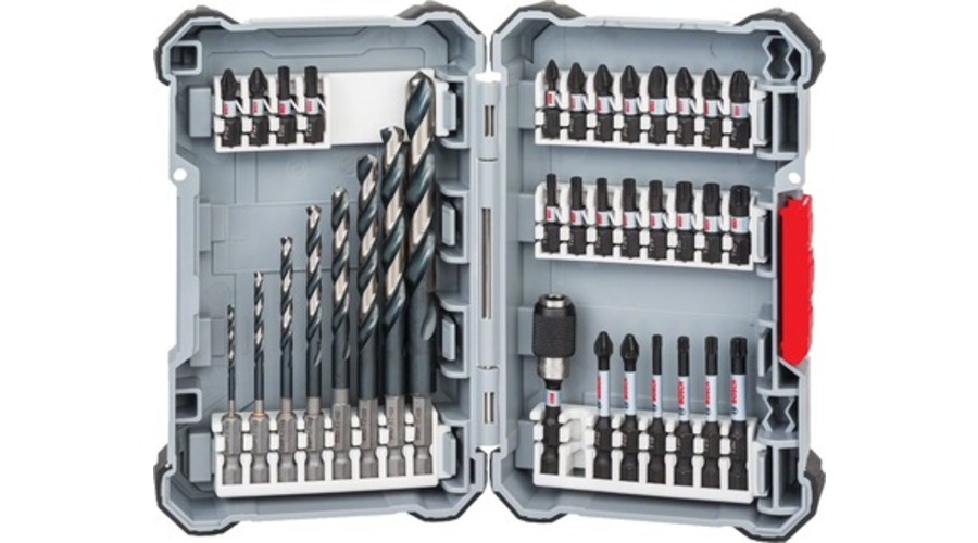 Coffret forets à matériaux HSS Impact Control + embouts de vissage