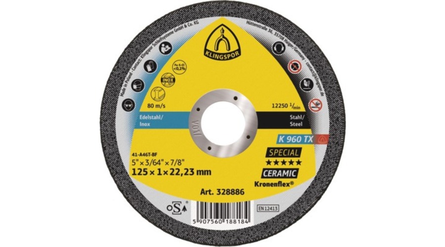 Disque à tronçonner K 960 TX Spécial