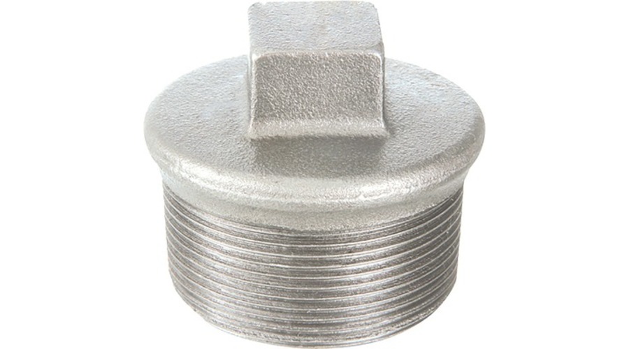 BOUCHON FONTE A VISSER Ø1 1/4 M GALVA