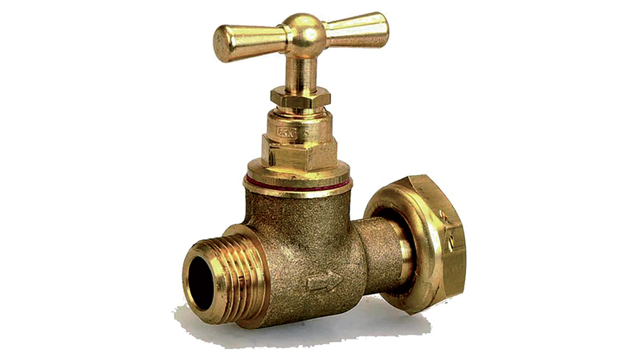 ROBINET LAITON A VISSER Ø3/4 - 3/4 AVANT COMPTEUR