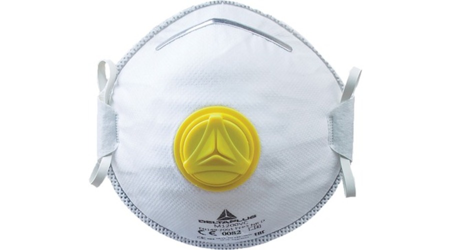 BOITE 10 DEMI-MASQUES JETABLES MOULES FFP2 AVEC VALVE