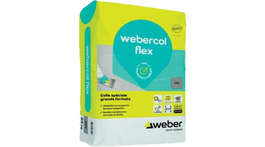 WEBE COLLE FLEX 25 KG BLANC
