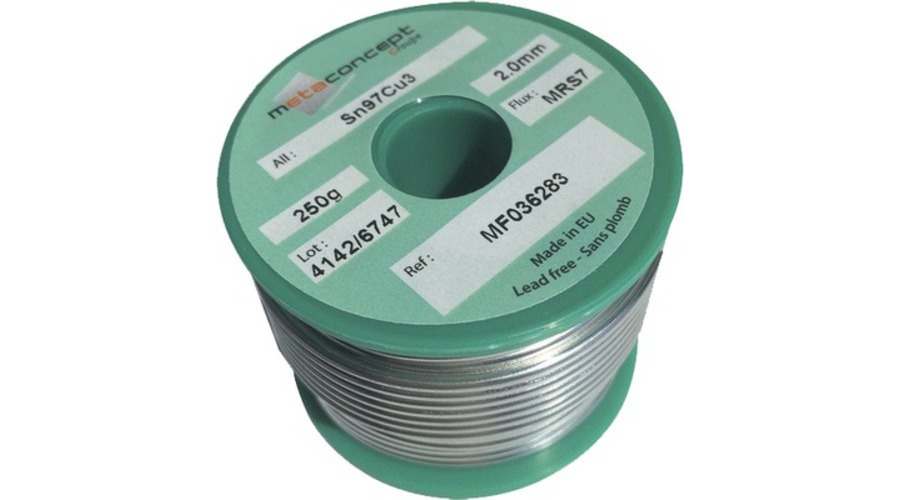 FIL ETAIN/CUIVRE 3 % D 2 500 G