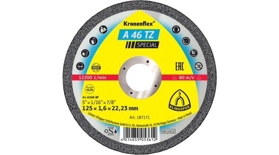 Disque à tronçonner A46TZ