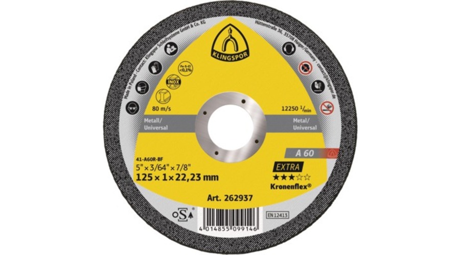 Disque à tronçonner A 60 Extra