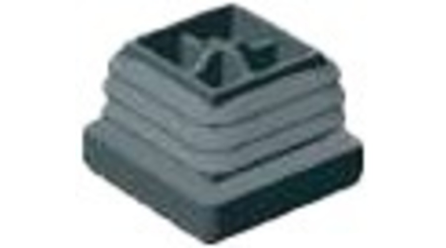 Embout entrant polyéthylène carré noir