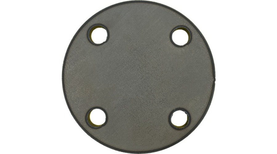 Platine rond acier brut