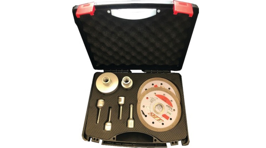 Coffret 6 trépans + 2 disques