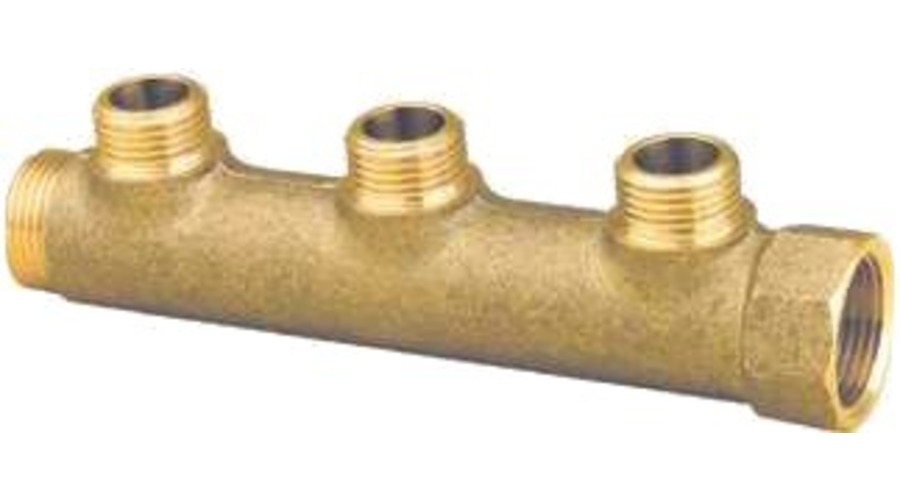 NOURRICE SANITAIRE MF F3/4 M1/2 3 SORTIES LAITON BRUT