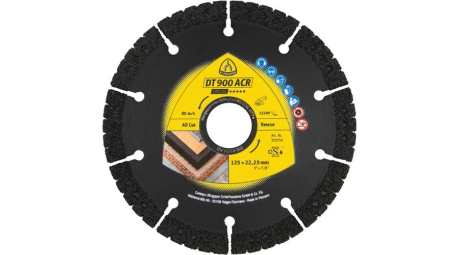 DISQUE DIAMANT MULTIMATERIAUX DT900ACR 230 x 2,5