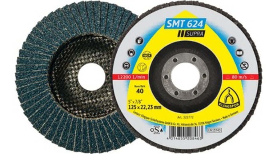 Disque à Lamelles 125 Grain 60 Bbé Zircon SMT624 PRO