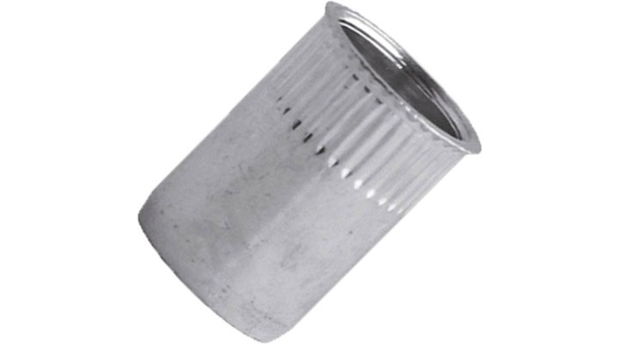 ECROU A SERTIR ACIER M8 TETE REDUITE 90°