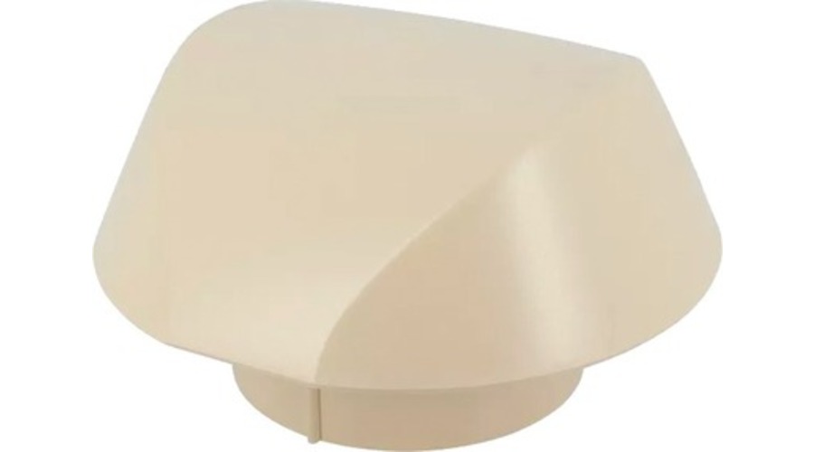 Chapeau Ventilation simple + moustiquaire diam 125 - Terraco