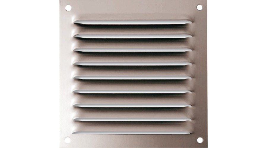 Grille métallique avec moustiquaire