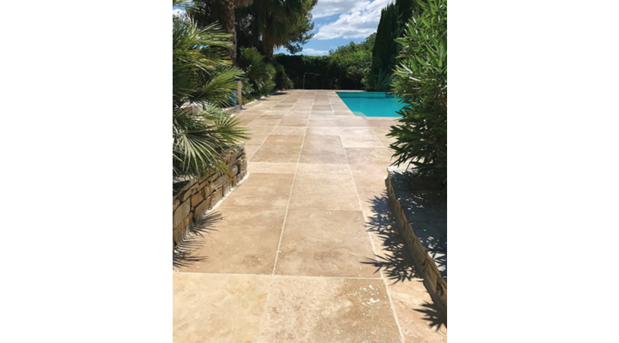 TRAVERTIN BEIGE ECO VIEILLI (MODERN) OPUS ROMAIN EP 12MM