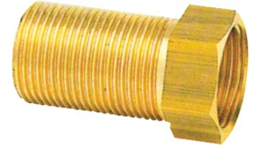 Mamelon laiton à visser long égal MF