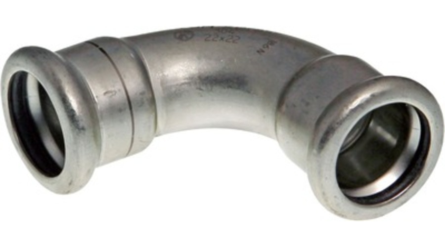 Coude 90° FF inox 304