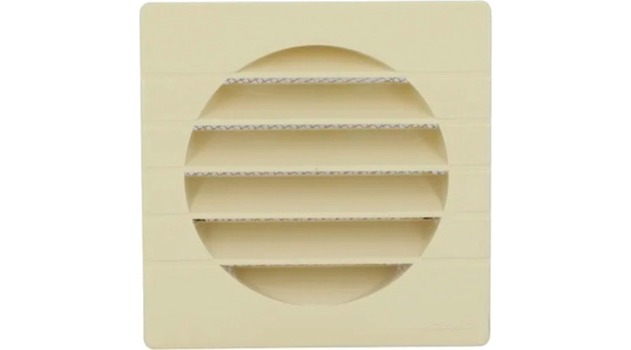 Grille carrée pour façade avec moustiquaire