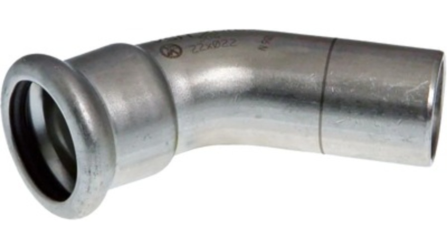 Coude 45° MF inox 304