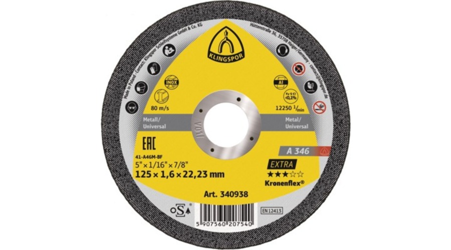 Disque à tronçonner A 346 Extra