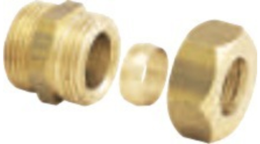 Raccord laiton bicône M