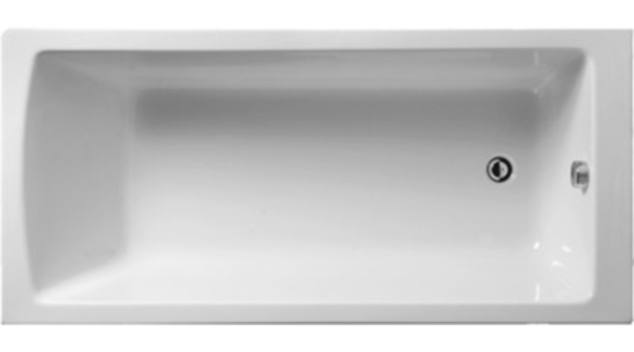 Baignoire rectangulaire Neon + pieds