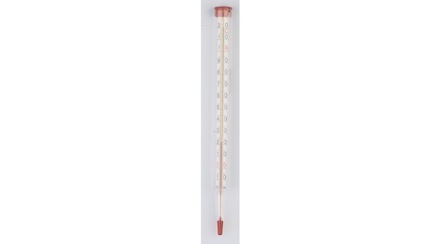 Thermomètre en verre droit