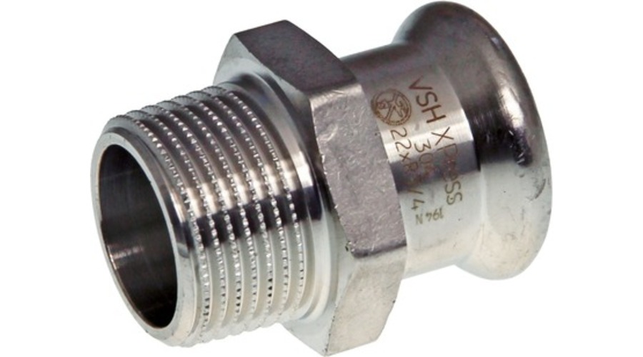 Raccord droit FM inox 304