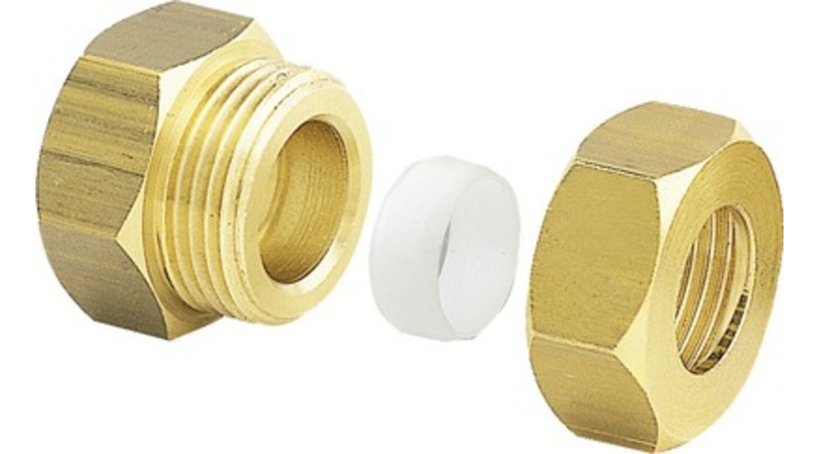 Union 2P laiton à visser bicône F