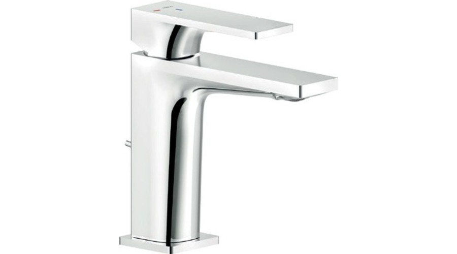 MITIGEUR LAVABO C3 SEVEN AVEC VIDAGE NOIR MAT