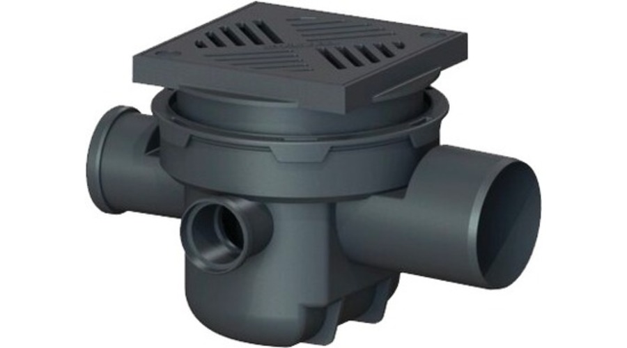 Siphon de cave universel + clapet anti-retour