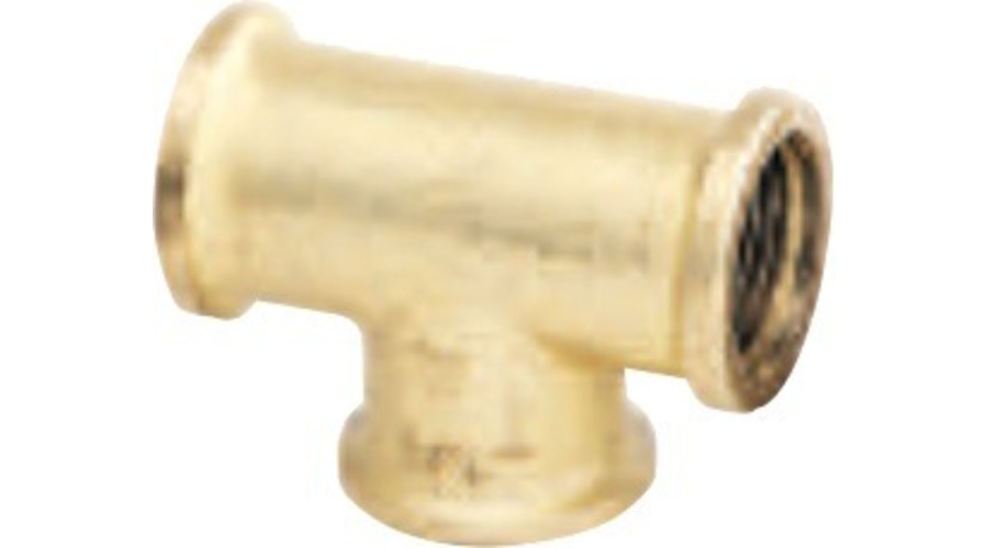 Té laiton à visser F