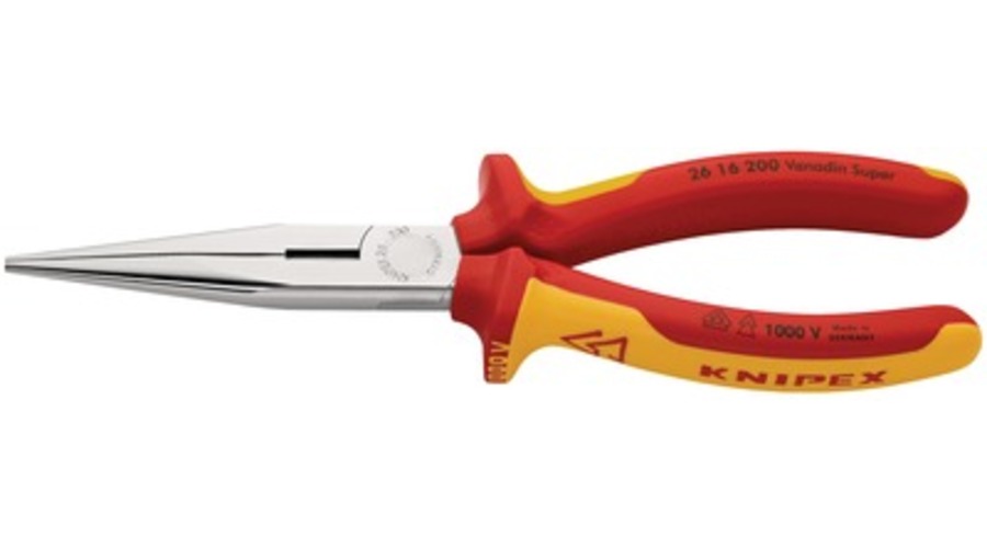 Pince demi-ronde avec tranchant