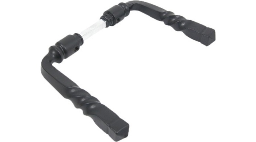 BEQUILLE DOUBLE AQUITAINE FER PATINE