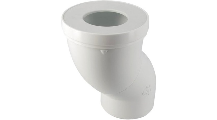 Pipe orientable WC