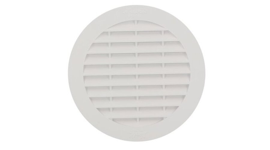 Grille ronde pour tuyaux fibre ciment avec moustiquaire