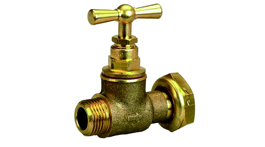 ROBINET LAITON A VISSER Ø1/2 - 3/4 AVANT COMPTEUR