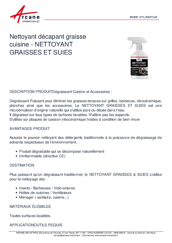 Fiche produit