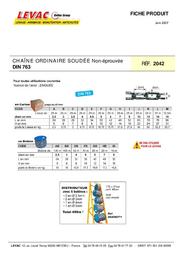 Fiche produit