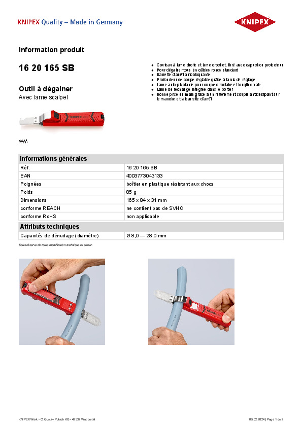 Fiche produit